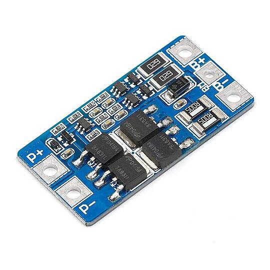 18650 Lityum Pil İçin 7.4V 2S 10A-13A BMS Koruma Kartı