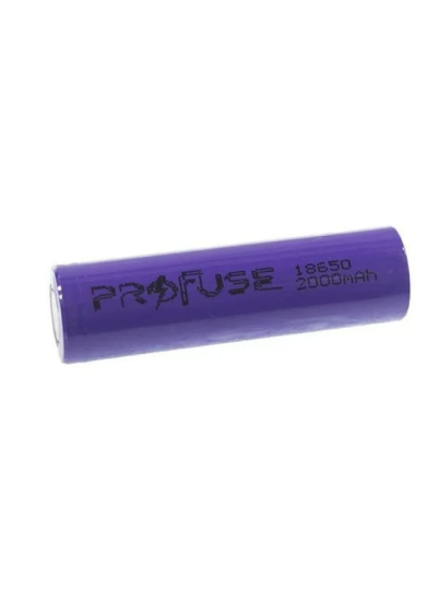 18650 3.7 V 2000 mAh Li-ion Şarjlı Pil