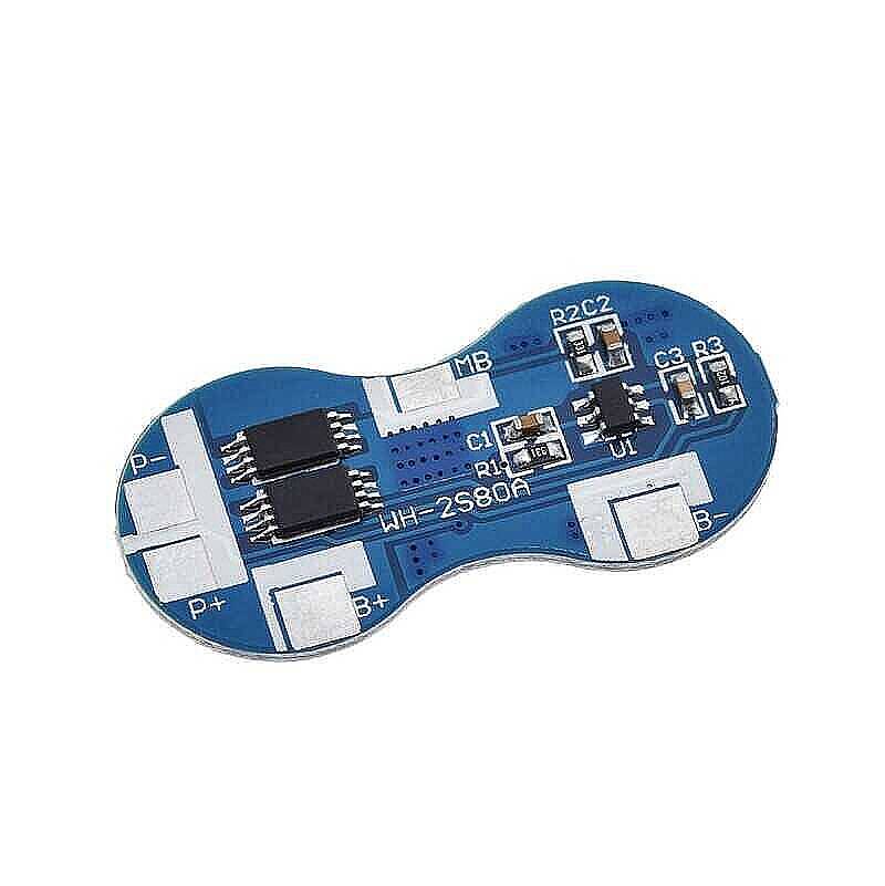 18650 Lityum Pil İçin 7.4V 2S 4A BMS Koruma Kartı - 1