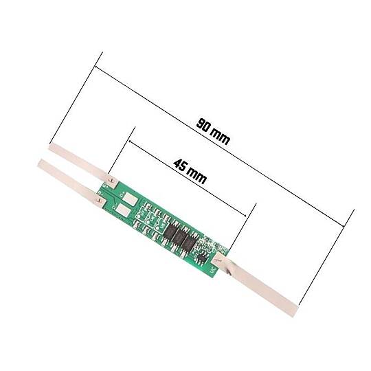 18650 Lityum Pil İçin 2S 3A 7.4V BMS Şarj Koruma Kartı - 2