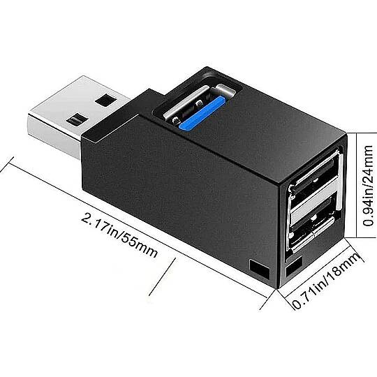 3 Portlu USB 2.0 Çoklayıcı – 3 Girişli USB Hub - 2