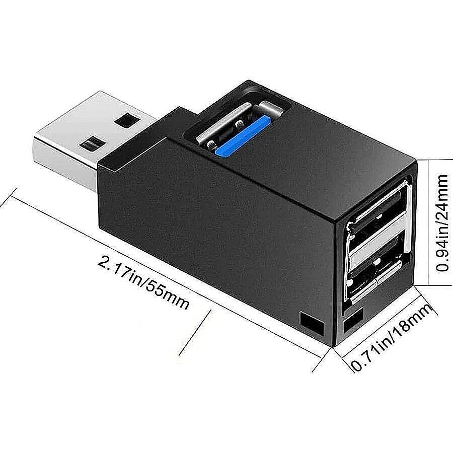 3 Portlu USB 2.0 Çoklayıcı – 3 Girişli USB Hub - 2