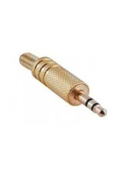 3.5mm Stereo Jak Erkek Metal – AUX Ses Konnektörü (Lehimlenebilir)
