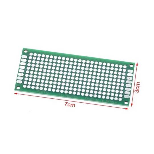 3x7 Çift Yüzlü Delikli Pertinaks