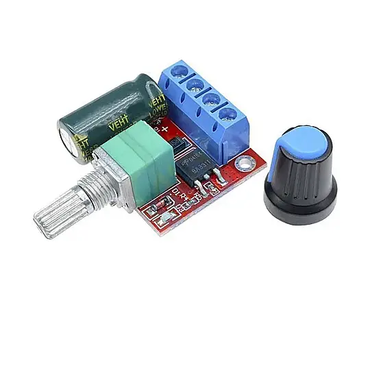 5A 90W 12V DC Motor Hız Kontrol Kartı – PWM Motor Hız Ayarlayıcı - 2