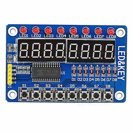 Arduino 7 Segment Gösterge ve Buton Kartı