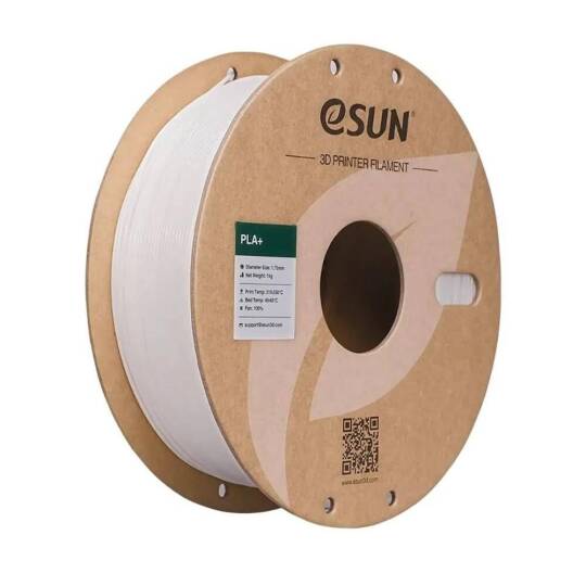 eSUN 1,75 mm PLA Plus (PLA+) Beyaz Filament (1 KG)