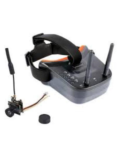 FPV Drone Gözlük ve Kamera Seti – 5.8GHz Kablosuz FPV Görüntü Sistemi