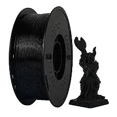 Kingroon PETG Filament 1.75mm 1Kg Dayanıklı 3D Yazıcı Filamenti Siyah
