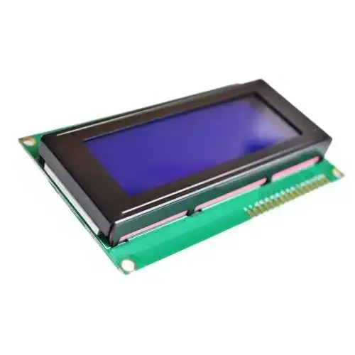 LCD 20×4 Ekran– Mavi Arka Aydınlatmalı (Arduino Uyumlu)