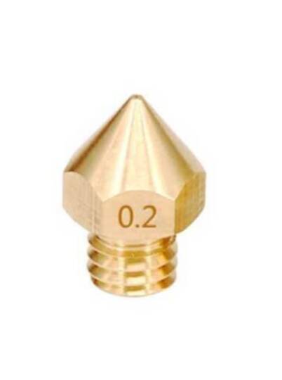 MK8 Makerbot Nozzle 0.2mm – Pirinç
