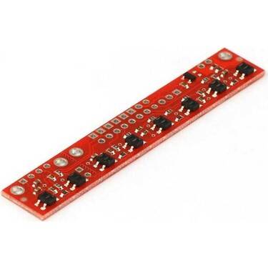 QTR-MD-05A 5 Kanal Analog Kızılötesi (IR) Sensör Modülü – 8 mm Çizgi Takibi