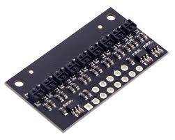 QTRX-HD-09A 9 Kanal Analog Kızılötesi (IR) Sensör Modülü – 4 mm Çizgi Takibi