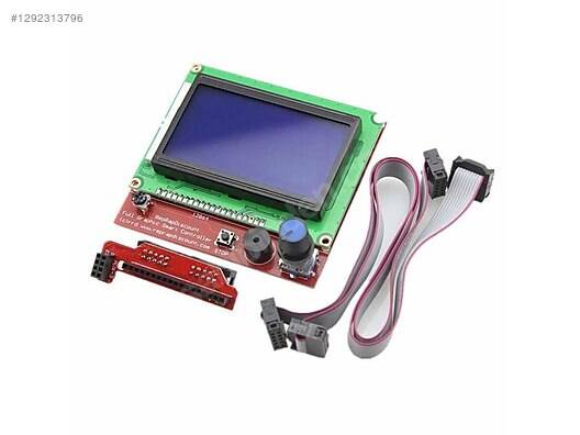 128x64 Grafik LCD Ekran Kiti – RepRap RAMPS 1.4 Uyumlu Full Graphic Smart Controller