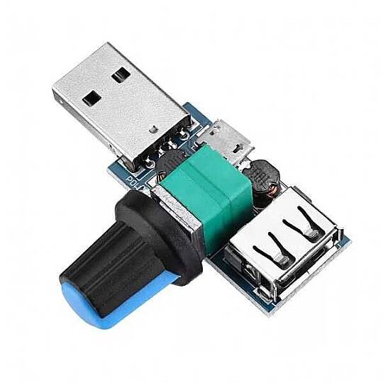 USB Fanlar İçin Ayarlanabilir Hız Kontrol Modülü