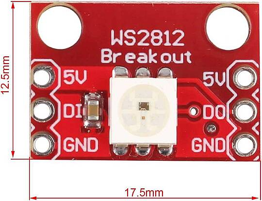 WS2812 RGB Adreslenebilir LED Modül – 5V Arduino Uyumlu - 2