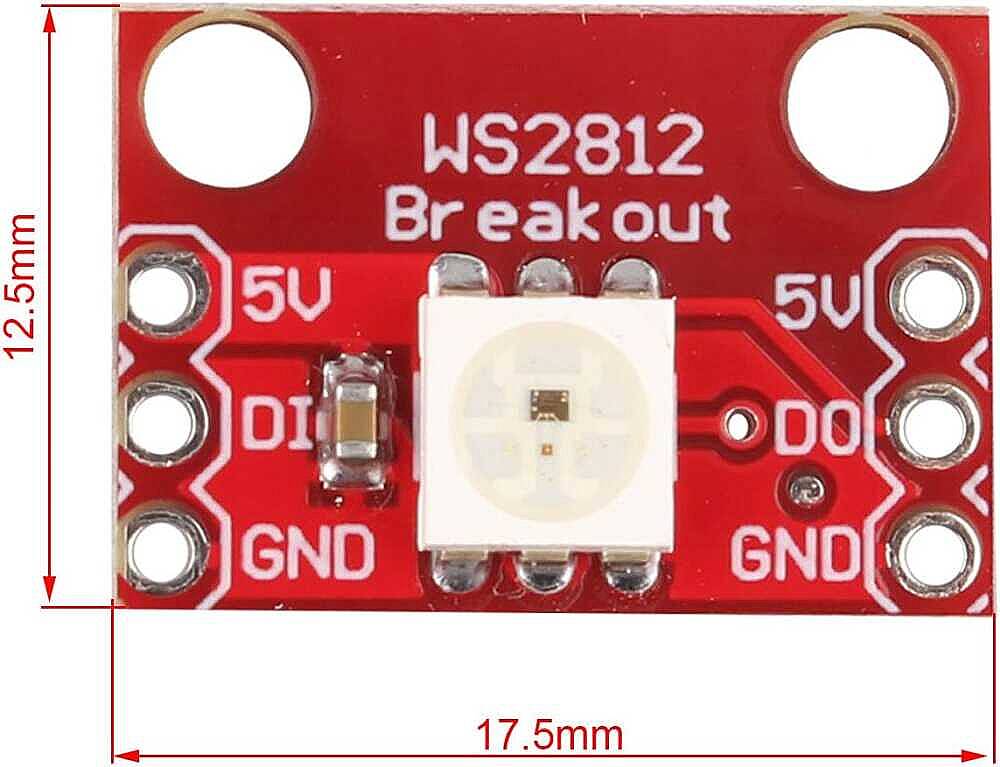 WS2812 RGB Adreslenebilir LED Modül – 5V Arduino Uyumlu - 2